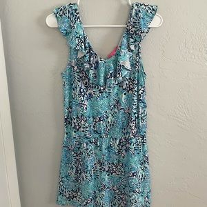 Lilly Pulitzer Romper-cotton v neck